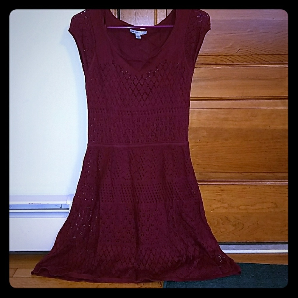 Cranberry knit American Eagle dress